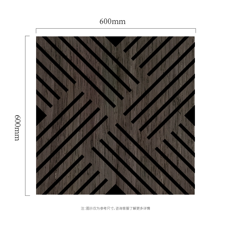 Crossline Diagonal MDF-on-PET Akustik Duvar Paneli Crossline Diagonal MDF-on-PET Akustik Duvar Paneli